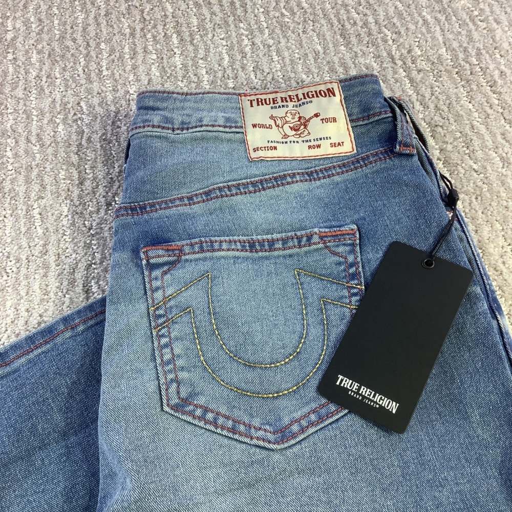 True Religion Light Blue Boot Cut Jeans